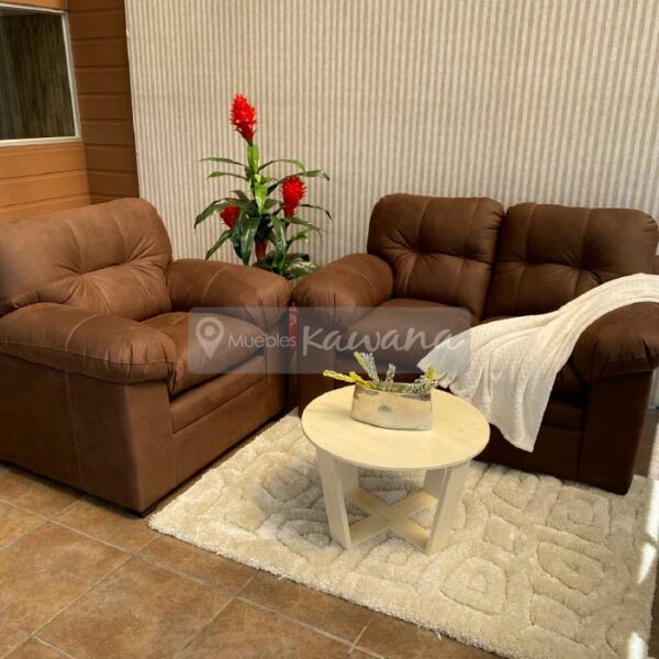 combined room 2 1 micro leather brown