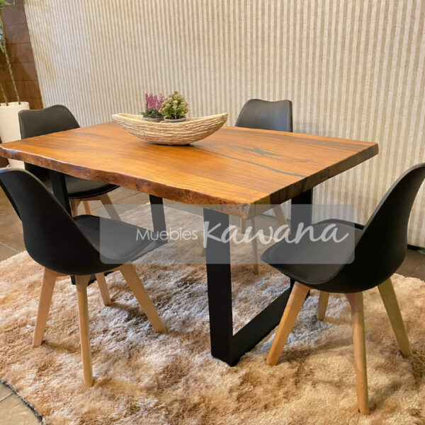 dining set guanacaste rectangular wooden dining table with 4 places profile