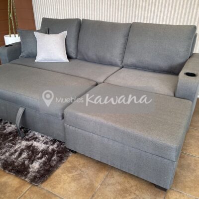 Sofa bed with ottoman