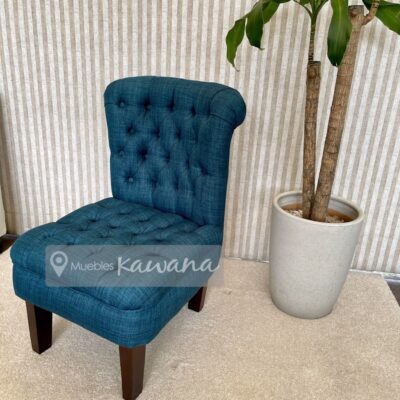 Emerald upholstered armchair