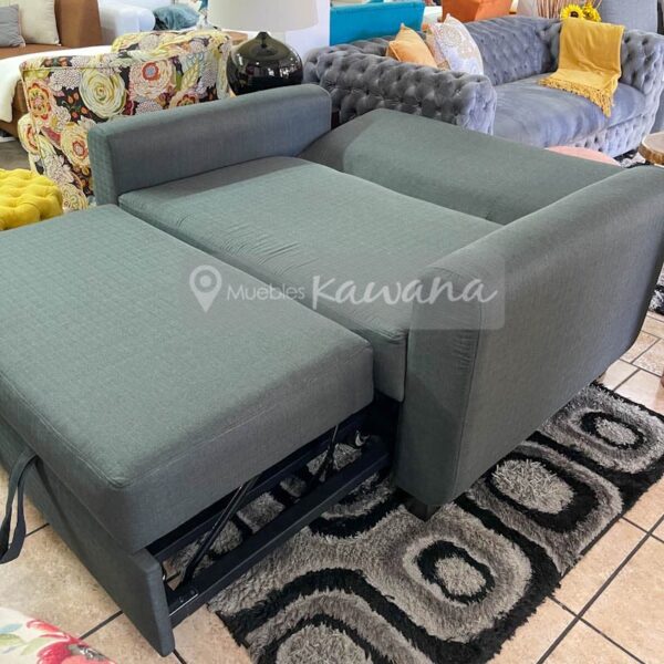 Grey double sofa bed