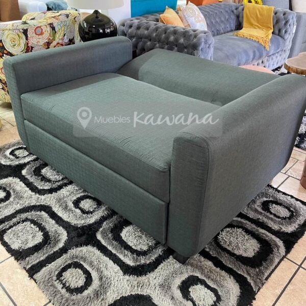 Grey double sofa bed