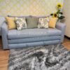 Sillón sofa cama matrimonial extra suave en lino gris claro medida 2m -  Muebles Kawana Costa Rica