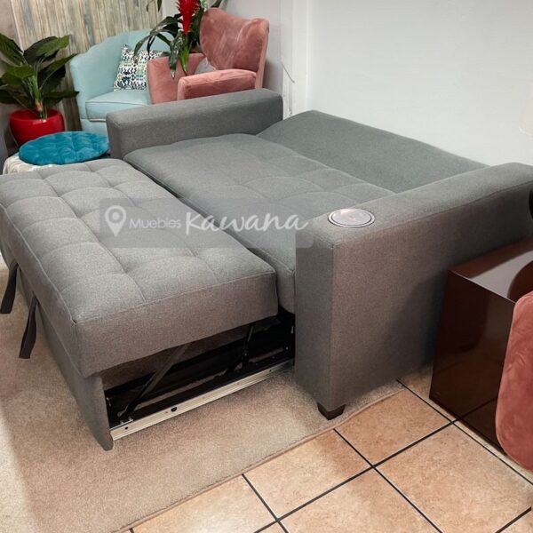 Armchair sofa bed with wireless charger