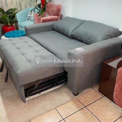 Sillón sofá cama con cargador inalámbrico