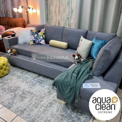 aquaclean daytona 152 extra large pet friendly sofa bed with divan and wireless charger