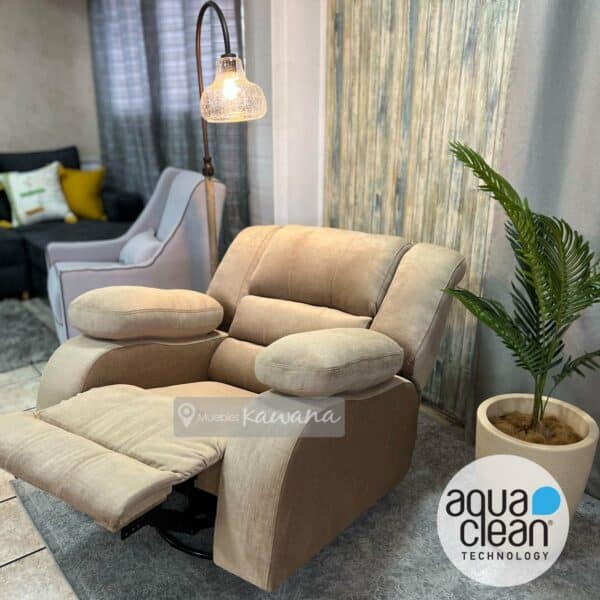 Sillón reclinable individual manual personalizado con tecnología antibacterial Aquaclean Spirit 32
