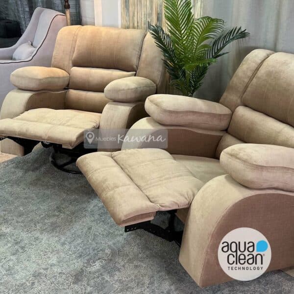 Sillón reclinable individual manual personalizado con tecnología antibacterial Aquaclean Spirit 32