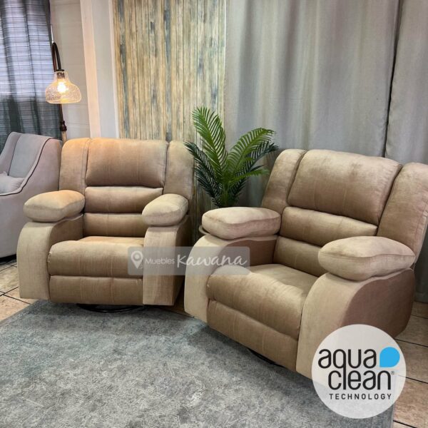 Sillón reclinable individual manual personalizado con tecnología antibacterial Aquaclean Spirit 32
