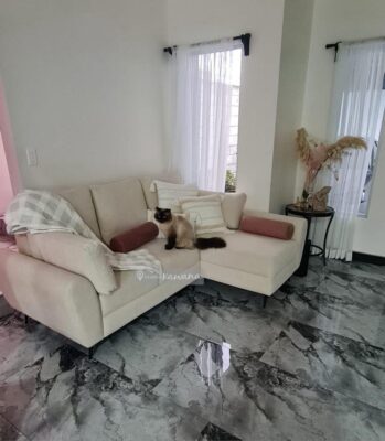 Sillon en L pet friendly beige aquaclean marina