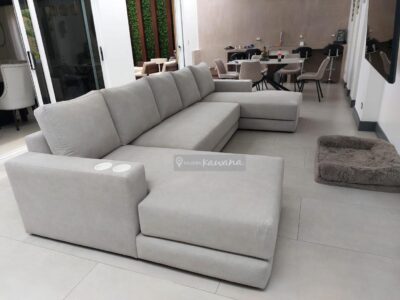 Sillon modular secciona gris claro