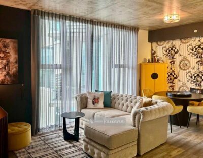Sofa cama capitoneado chesterfield