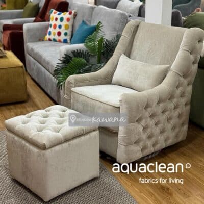 Sillón para lactancia beige aquaclean