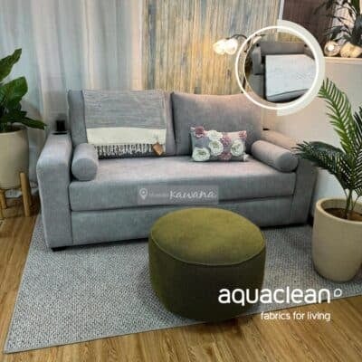 Sofá cama matrimonial americano plegable pet friendly gris