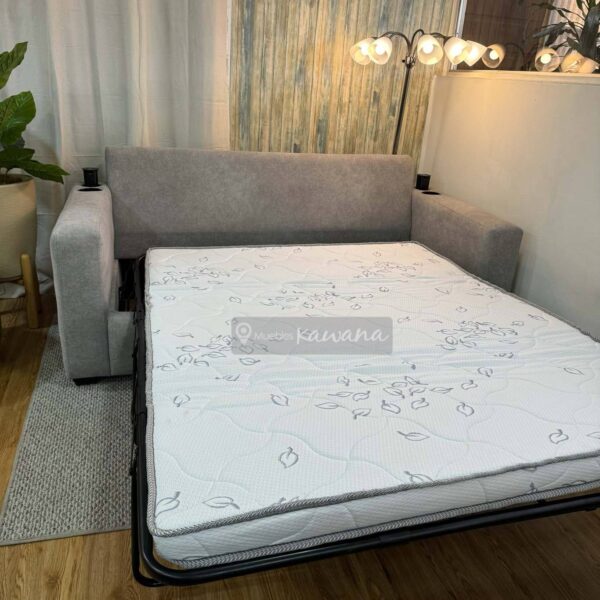 Sofá cama matrimonial americano plegable pet friendly gris