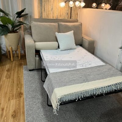 Sofá cama individual americano beige