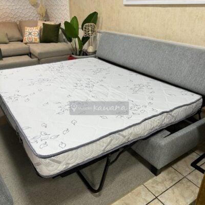 Sofá cama queen americano plegable sin brazos abierto