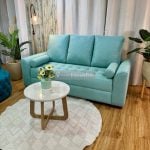 Sillón de 3 puestos en lino menta