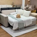 Sofá cama matrimonial beige